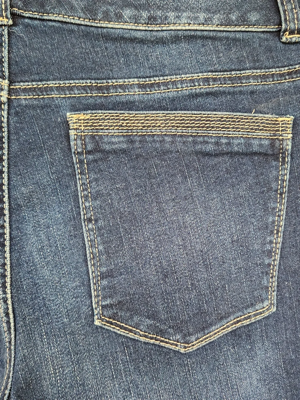 White House Black Market Women's Dark Blue Crop Jeans Size 10 - Picture 6 of 6